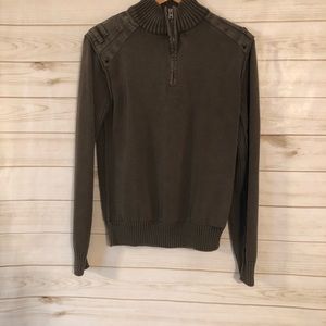Buckle Black Men’s Brown Distressed Sweater Size M
